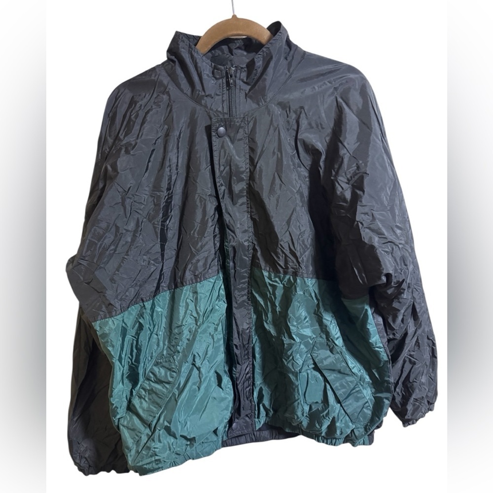 Sun Mountain Sports Windbreaker Jacket Black/Green XL
